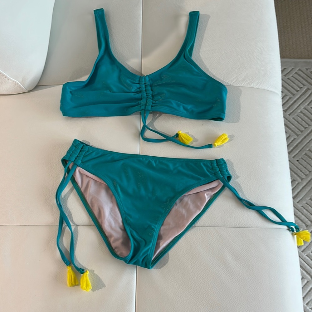Beach Lingo Girls Shimmery Bikini Set